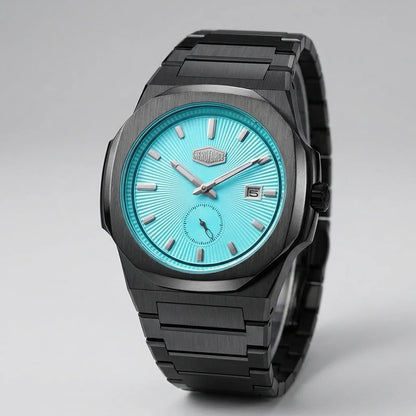 HeroForce 5008 Azure Stea - azure steel luxury watch