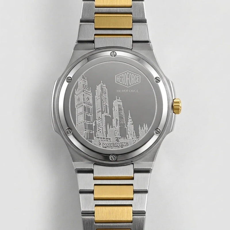 Heroforce 5008 Azure Stealth - watch on wrist lifestyle