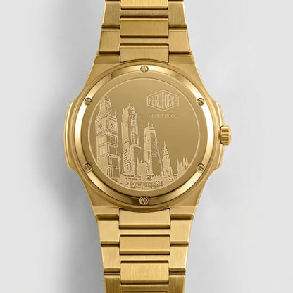 HeroForce 5008 Gold Edition - caseback, engravings, premium, studio