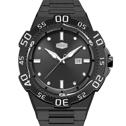 HeroForce 5009 Black Edit - black dial, macro, luxury, sharp