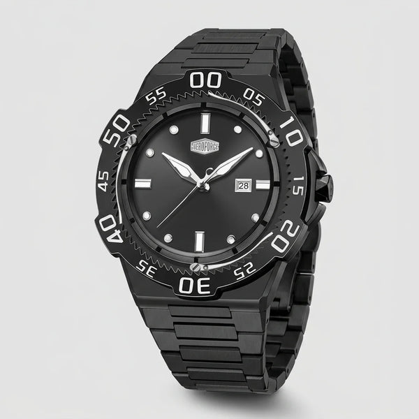 HeroForce 5009 Black Edit - Black Luxury Chronograph