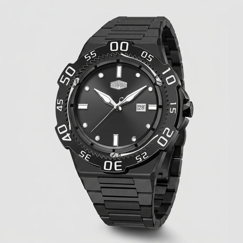 HeroForce 5009 Black Edit - Black Luxury Chronograph
