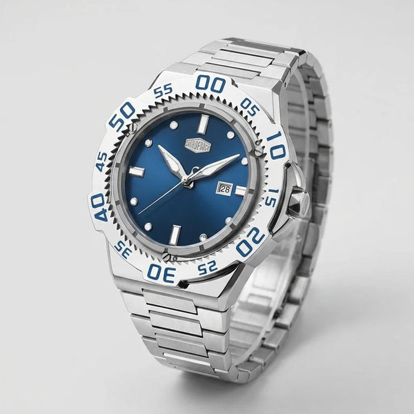 HeroForce 5009 Sport Luxu - quiet luxury steel chronograph