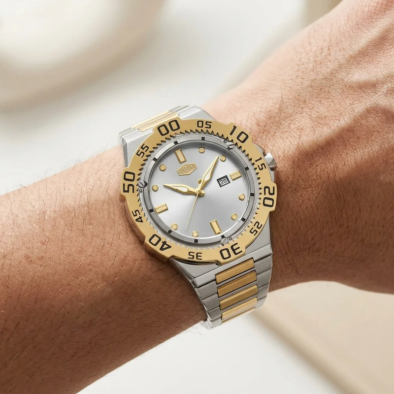 HeroForce 5009 Sport Luxu - worn wrist, luxury watch, natural light