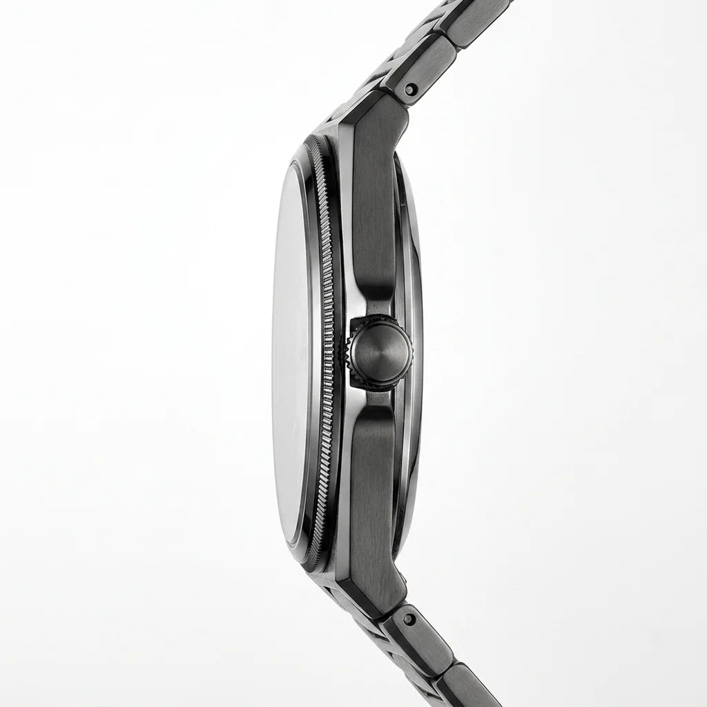 HeroForce 5012 Black Edit - luxury metal side profile