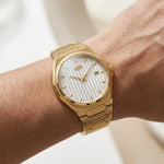 Heroforce 5012 Gold Light - luxury watch, worn wrist, gold