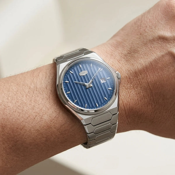 HeroForce 5012 Luxury Men - worn wrist, elegant, photorealistic