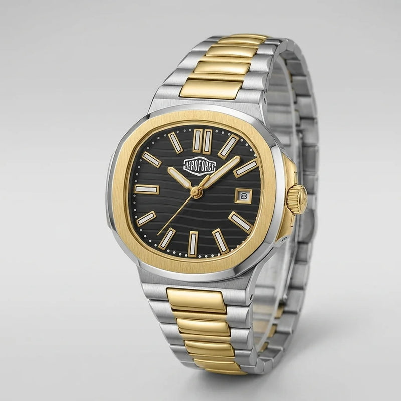 HeroForce 5019 Classic Me - classic luxury metal chronograph