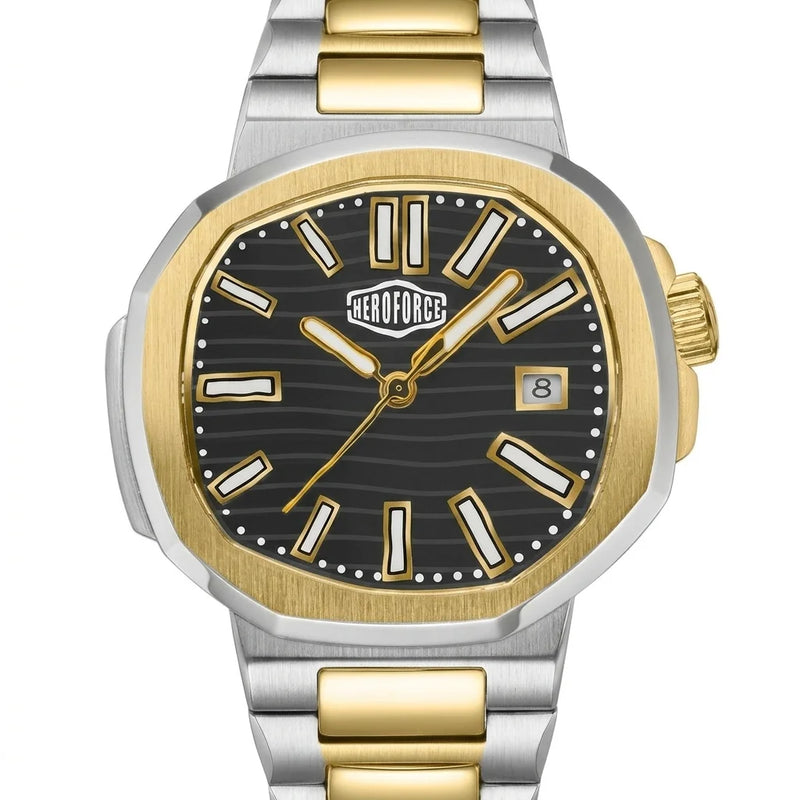 HeroForce 5019 Classic Me - macro watch dial, sharp detail, luxury finish