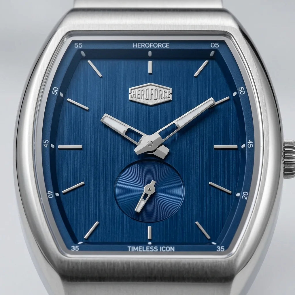 HeroForce 5023A Luxury Oc - Octagonal Case, Textured Dial, Sapphire Crystal, Quiet Luxury