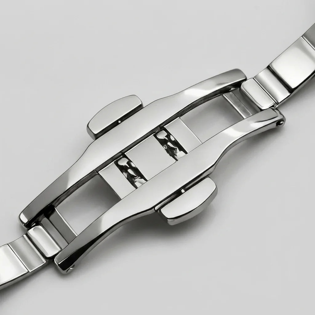 HeroForce 5023A Luxury Oc - watch strap, luxury buckle, leather texture, macro detail