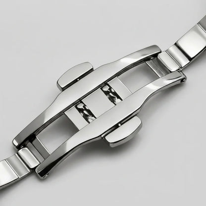 HeroForce 5023A Luxury Oc - watch strap, luxury buckle, leather texture, macro detail
