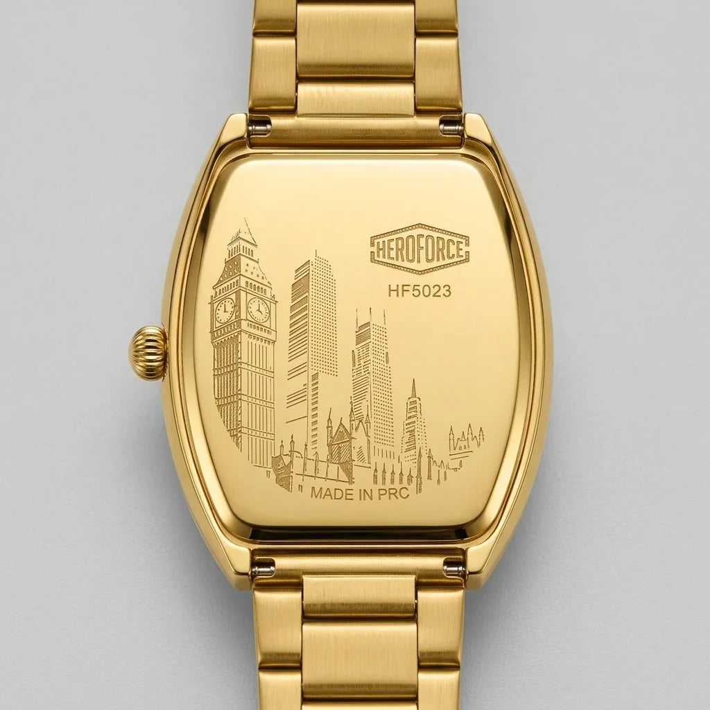 Heroforce 5023B Luxury Oc - engraved caseback luxury