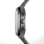 Heroforce 5025A Shadow Prestige Men's Quartz Watch - Luxury Macro Profile, Crisp Metal Edges, Soft Studio Lighting, White Seamless Background