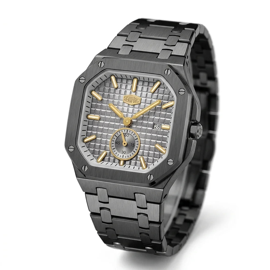 Heroforce 5025A Shadow Prestige Men's Quartz Watch - Studio, Luxury, Minimalist, Timepiece