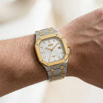 HeroForce 5025B Ribbed Di - luxury watch, side profile, metal, crown