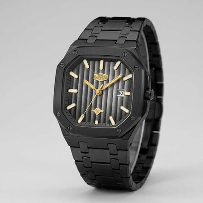 Heroforce 5025B Ribbed Di - metal, luxury, ribbed dial