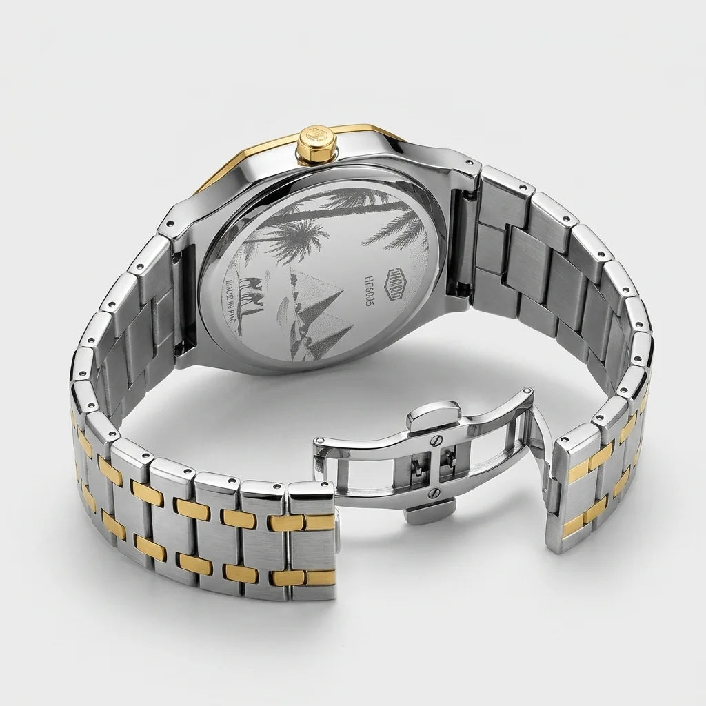 HeroForce 5025B Ribbed Di - ribbed dial, crisp edges, luxury