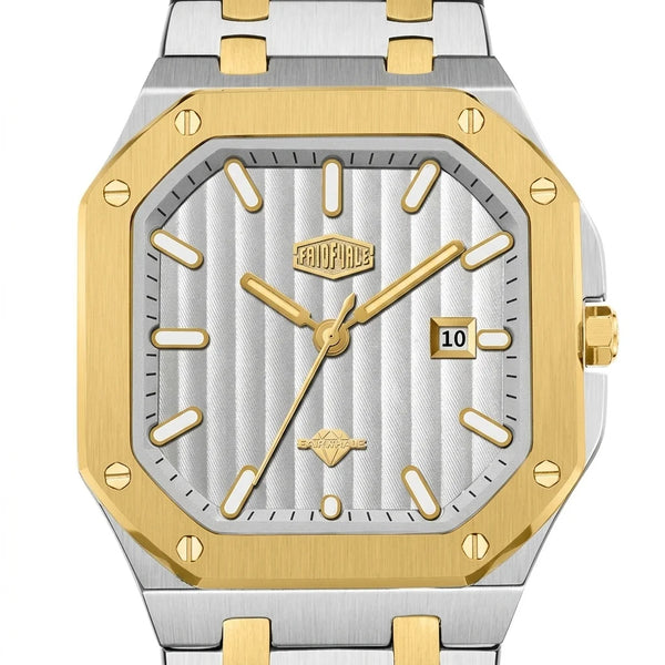 HeroForce 5025B Ribbed Di - luxury, ribbed, wristwatch, elegant