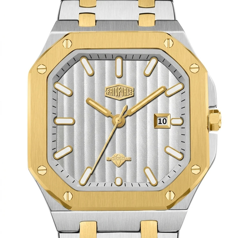 HeroForce 5025B Ribbed Di - luxury, ribbed, wristwatch, elegant