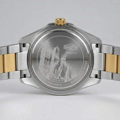 HeroForce 5031 Luxury Ana - caseback, engraved, stainless steel, screws