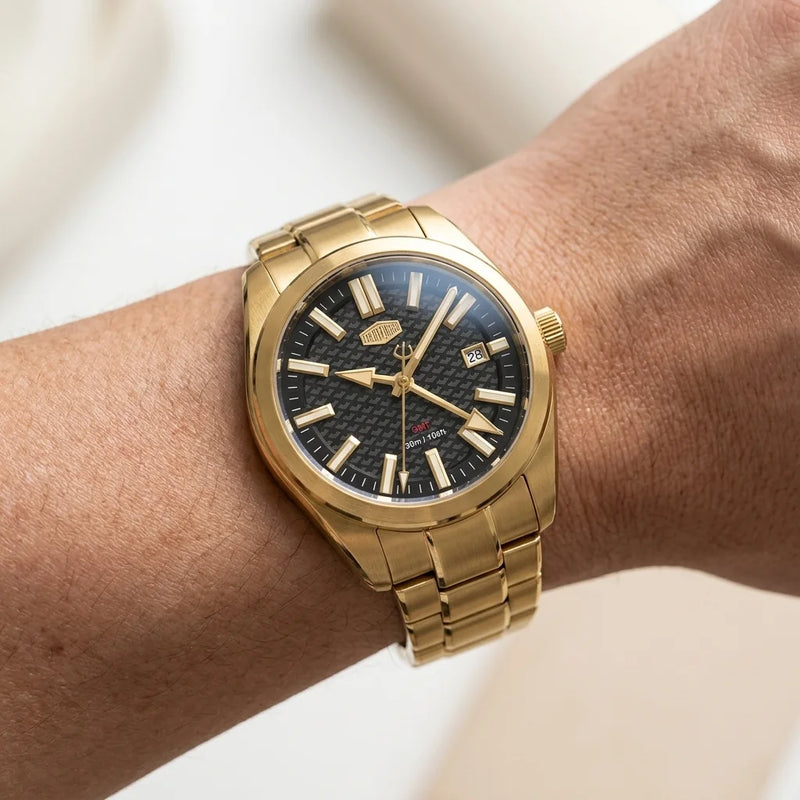 HeroForce 5031 Luxury Squ - elegant timepiece, worn wrist, natural light
