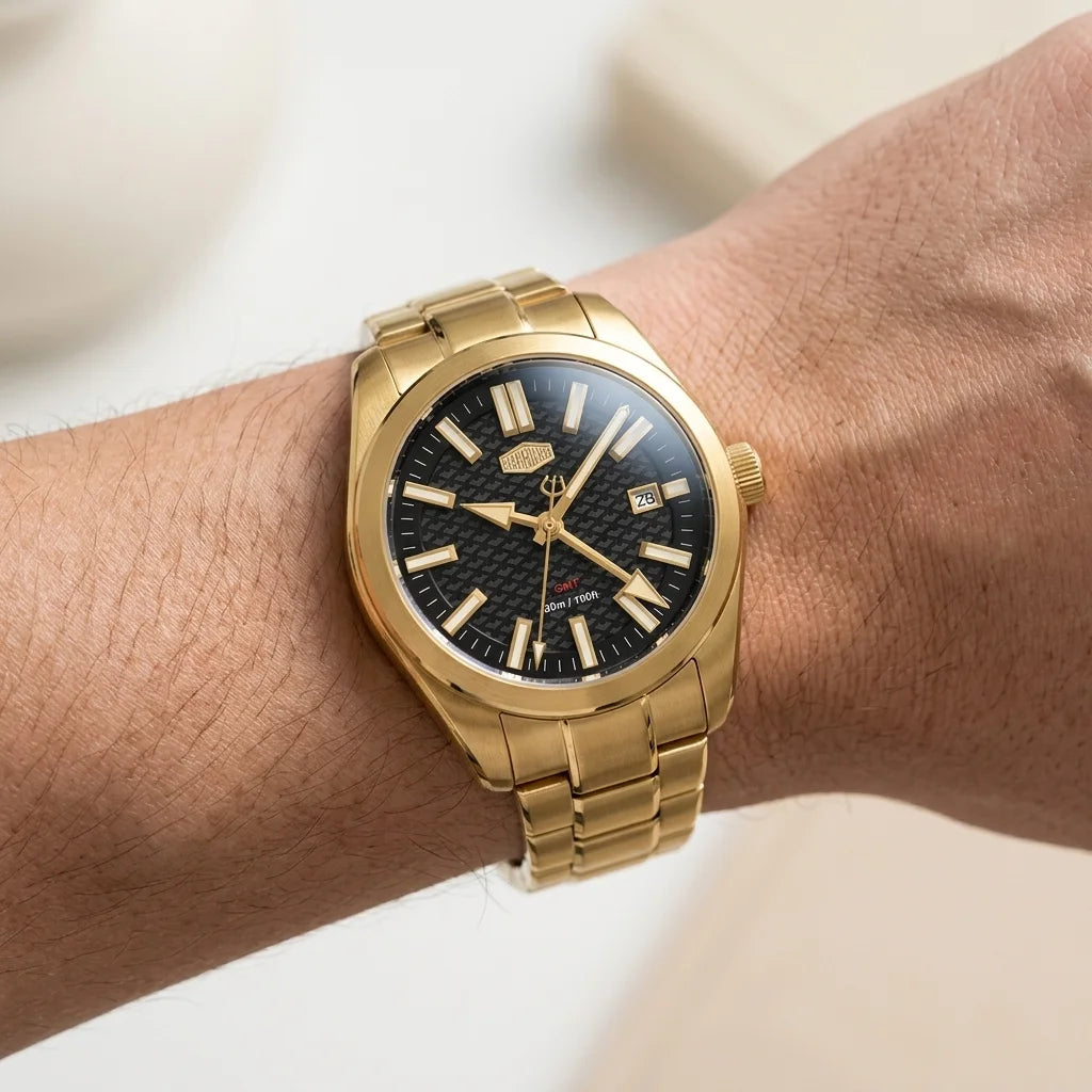 Heroforce 5031 Luxury Squ - worn wrist luxury timepiece