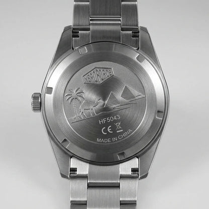 HeroForce 5031 Silver Lig - caseback, engraved detail, premium studio