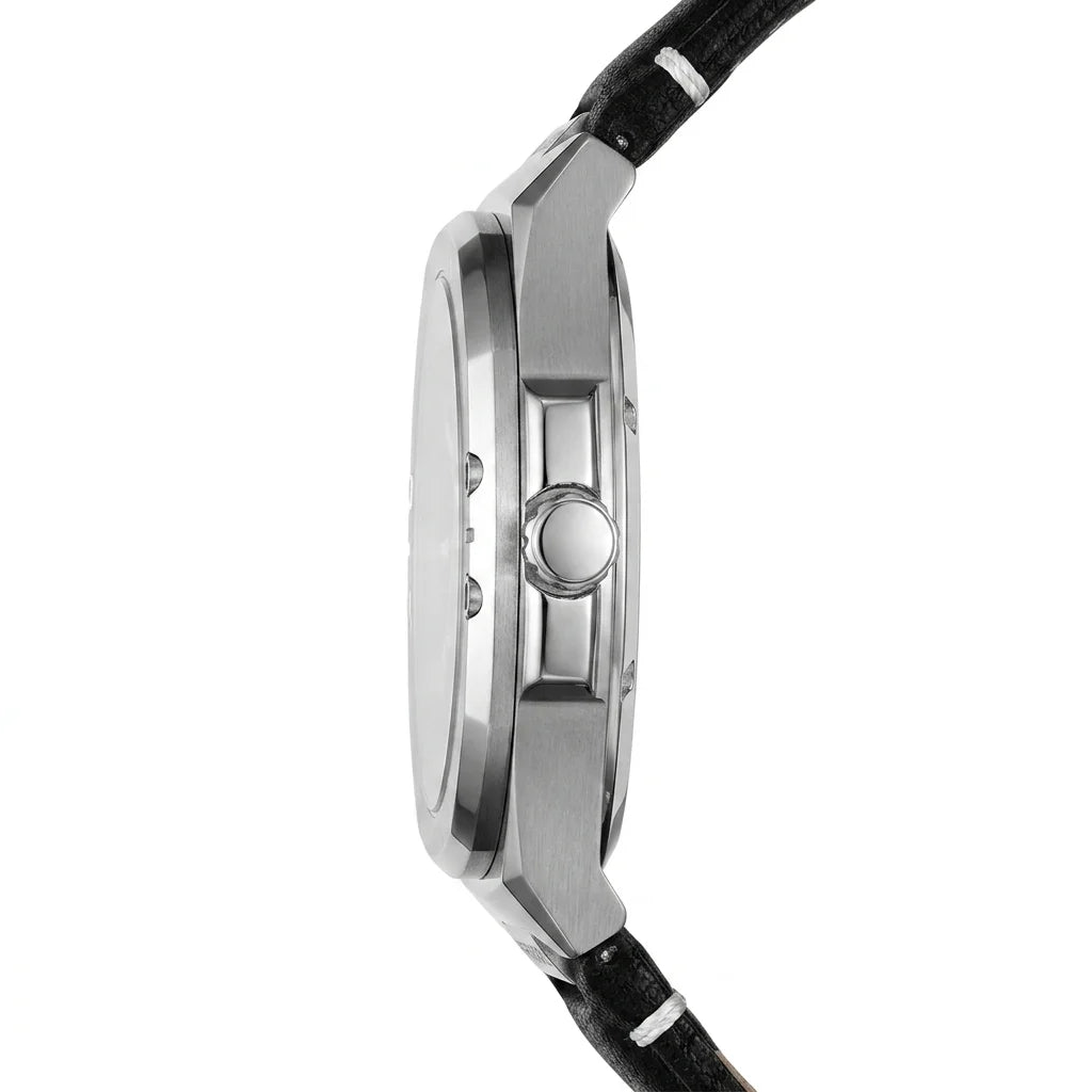 Heroforce 5033B Contrast - luxury watch side profile, neutral studio, metal, premium