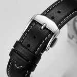 HeroForce 5033B - Leather strap, metal buckle, macro, studio