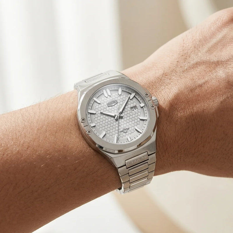 HeroForce 5033S Luxury In - luxury watch, worn wrist, editorial, photorealistic