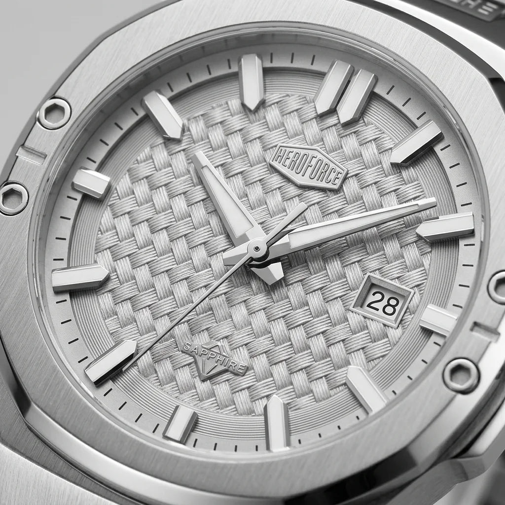 HeroForce 5033S Luxury In - textured dial, industrial, quiet luxury