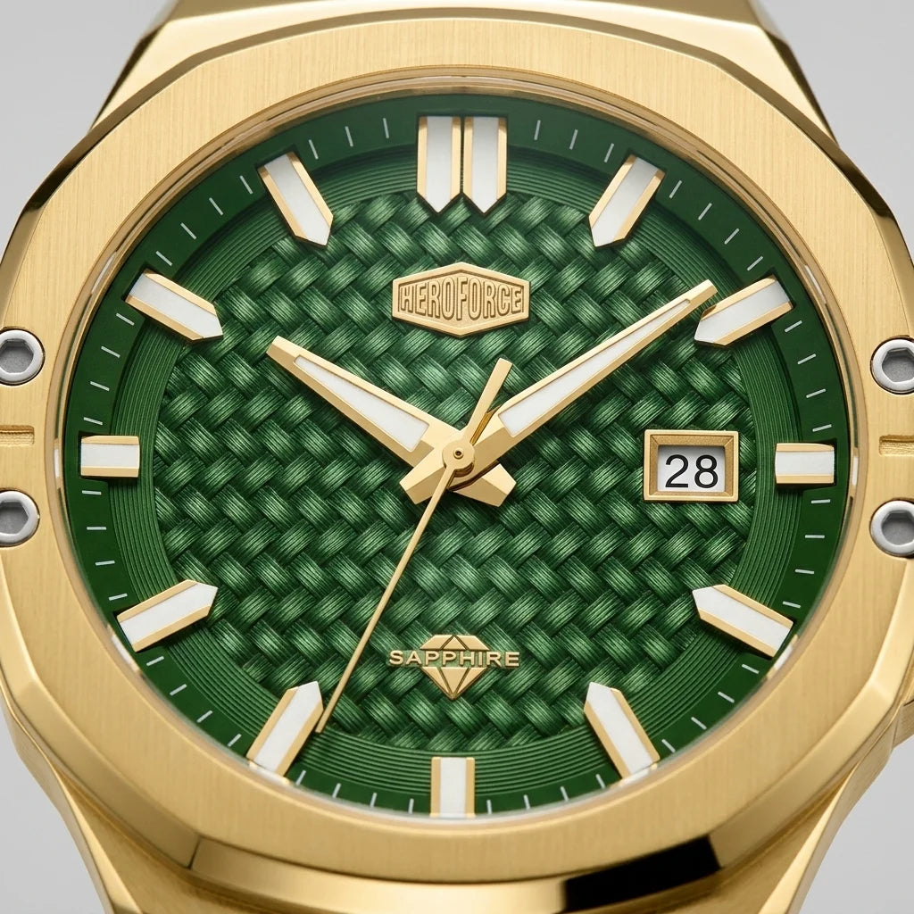 Heroforce 5033S Luxury In - textured dial quiet luxury industrial