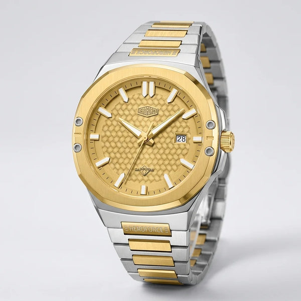 Heroforce 5033S Two-Tone - luxury watch, crisp details, studio