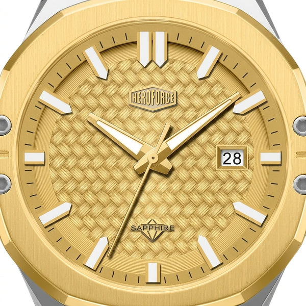 Heroforce 5033S Two-Tone - Men's Luxury Textured Dial