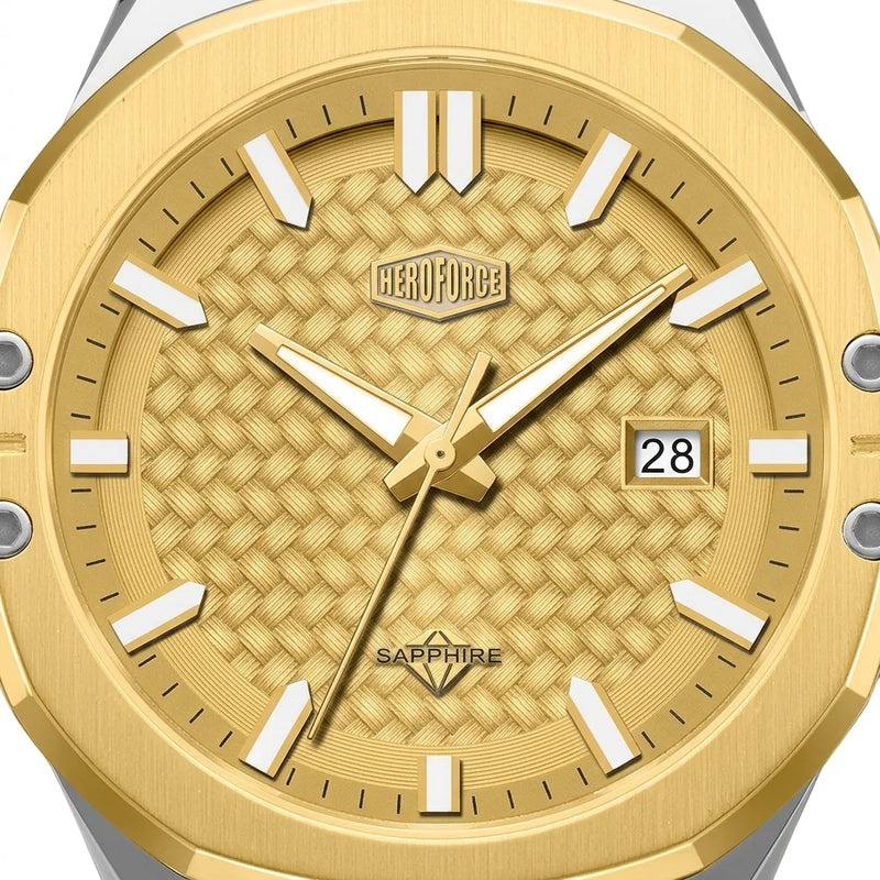 Heroforce 5033S Two-Tone - Men's Luxury Textured Dial