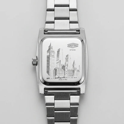 Heroforce 5034S Sunray Di - caseback, engraved, steel, luxury