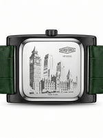HeroForce 5035P Jump-Hour - engraved case back, symmetrical strap, studio luxury