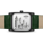 HeroForce 5035P Jump-Hour - engraved case back, symmetrical strap, studio luxury