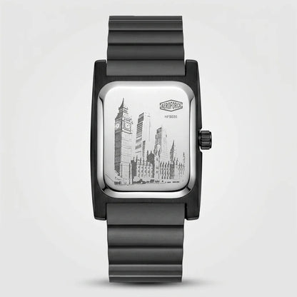 HeroForce 5035S Jump-Hour - steel caseback engravings
