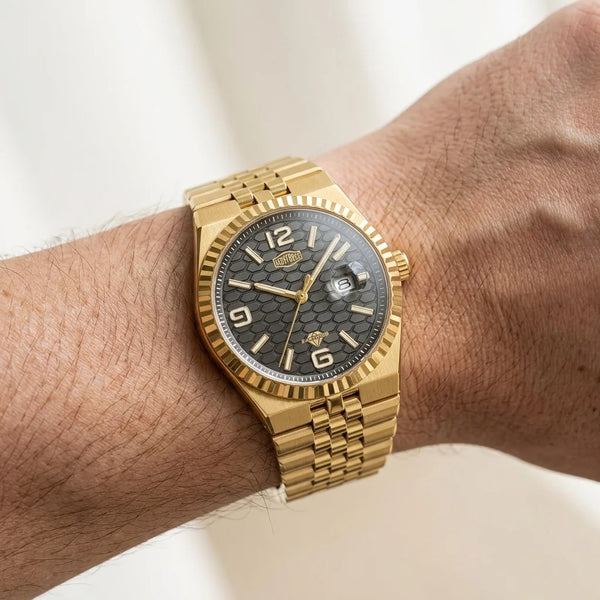 Heroforce 5036 Geometric - luxury men's watch, geometric, on wrist