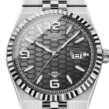 HeroForce 5036 Premium Fe - luxury watch dial, macro, sharp details