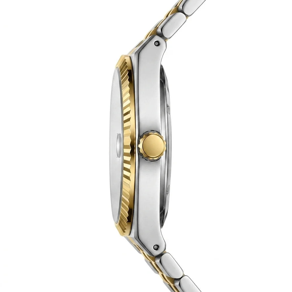 Heroforce 5036 Premium Fe - luxury watch, side profile, steel bracelet