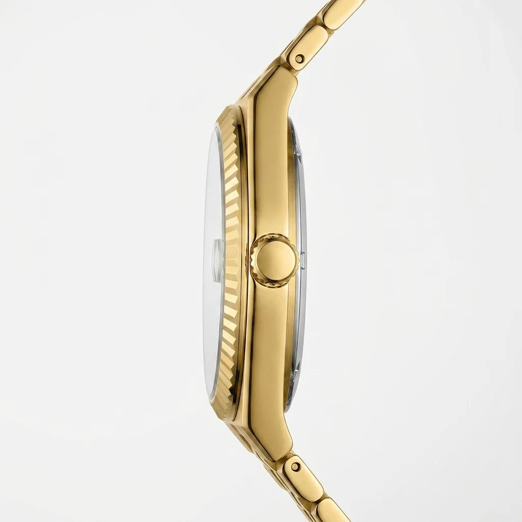 HeroForce 5036 Premium Fe - luxury watch, side profile, metal case, crown detail