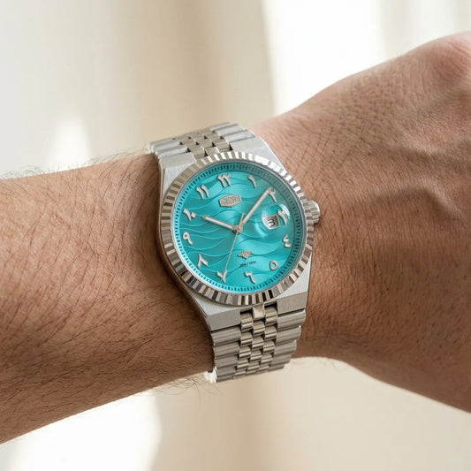 Heroforce 5036B Ocean Wav - blue steel dial