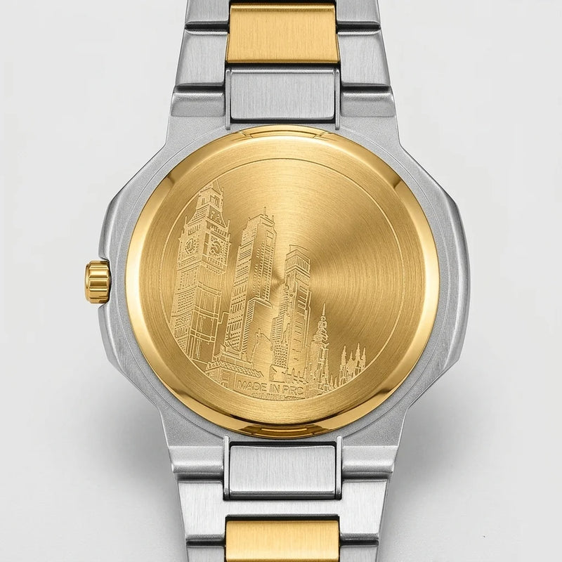 Heroforce 5037A Luxury Oc - engraved caseback, metal bracelet, studio