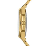 side view gold crown