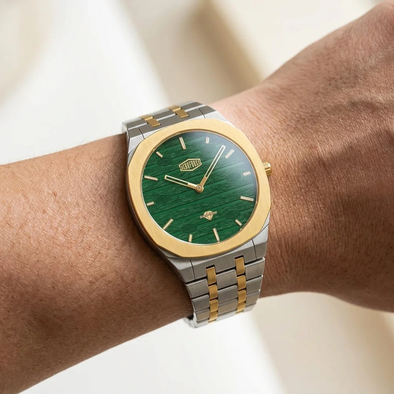 Heroforce 5038 Emerald Ho - emerald watch, worn wrist, luxury, photorealistic