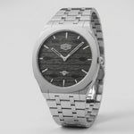 Heroforce 5038 Emerald Horizon Octagonal Men’s Luxury Watch - side profile crown detail