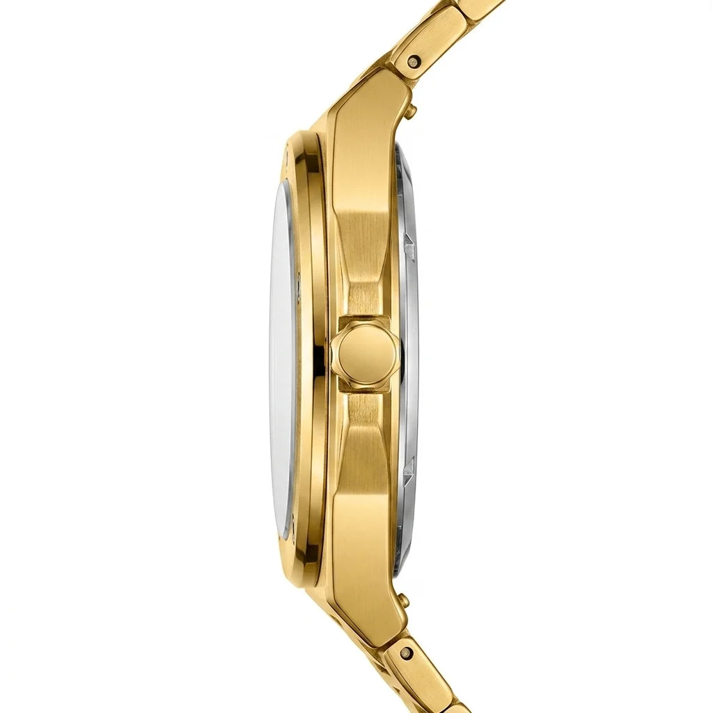 HeroForce 5039 Gold Light - luxury watch, side profile, macro detail